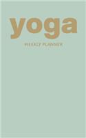 Yoga Weekly Planner