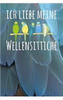 Ich liebe meine Wellensittiche