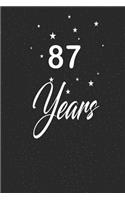87 years