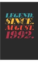 Legend Since August 1992