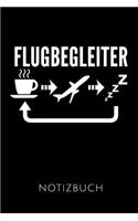 Flugbegleiter Notizbuch