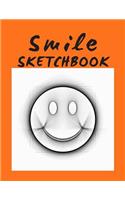 Smile Sketchbook: Large Format Drawing Notebook