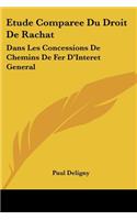 Etude Comparee Du Droit De Rachat