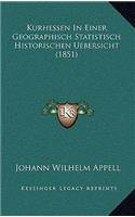 Kurhessen In Einer Geographisch Statistisch Historischen Uebersicht (1851)