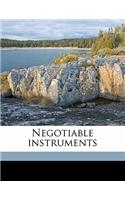Negotiable Instruments