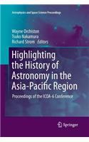 Highlighting the History of Astronomy in the Asia-Pacific Region