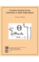 Complex Sample Survey Estimation in Static State-Space
