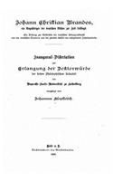 Johann Christian Brandes, ein Angehöriger der deutschen Bühne zur Zeit Lessings Ein Beitrag zur Geschichte der deutschen Theaters aus der zweiten Hälfte des achtzehnten Jahrhunderts