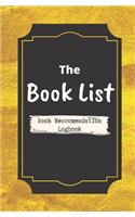 The Book List A Book Recommendation Logbook