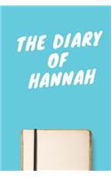 The Diary Of Hannah A beautiful personalized
