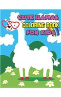 Cute Llamas Coloring Book for Kids: A Super Cute Coloring Book - Cute llama coloring book for Kids - A Unique Collection Of Coloring Pages