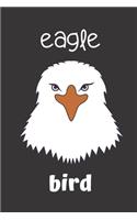 Eagle Bird: small lined Eagle Notebook / Travel Journal to write in (6'' x 9'') 120 pages