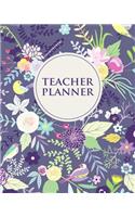 Simple Teacher Planner, Scheduler and Logbook for Class Organization: Monthly Academic Gift Agenda to Record School Holidays, Activities, Parents Contact, Student Details, etc.