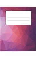 Purple Composition Notebook: Wide Ruled Notebook Lined School Journal - 110 Pages - 7.5 x 9.25" - Children Kids Girls Boys Teens Women Wide Ruled School Composition Books