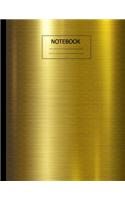 notebook: AmazonBasics Legal/Wide Ruled Legal Pad - Canary (120 Sheet Paper Pads, 1 pack) gold color