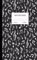 Knitting Paper: Graph Notebook and Journal for Patterns - 4:5 Ratio - 100 pages - Letter Format 8.5"x11" - Cover Design Code 00046