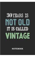 30 Years is not old it is called Vintage Notebook