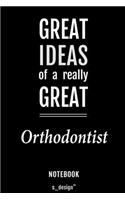 Notebook for Orthodontists / Orthodontist: awesome handy Note Book [120 blank lined ruled pages]