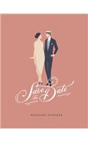 Save the Date Wedding Planner: Vintage Design Engagement Gift - Bride Journal - Wedding Organizer