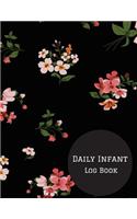 Daily Infant Log Book: Blank Column Infant Daily Log Book for Daycares, Pearhead Baby?s, Daily Log Sheet for Boys & Girls. To Track & Monitor Feed, Diaper changes, Medicat