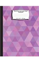 Quad Rule 5x5 Graph Paper Notebook. 7.44" x 9.69". 120 Pages