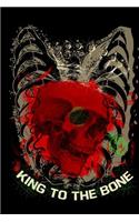 King to the Bone: Soft Cover Medium Journal, Diary, Notebook with Lined Pages