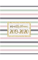 Monthly Planner 2019-2020