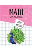 Math Graph Paper Notebook