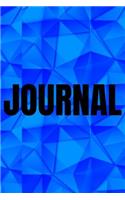 Polygonal Abstract Geometric Background Lined Writing Journal Vol. 24