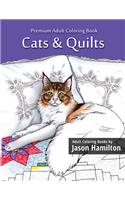 Cats & Quilts: Adult Coloring Book: Adult Coloring Book