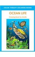 Adult Coloring Book of Ocean Life