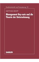 Management-Buyouts Und Die Theorie Der Unternehmung