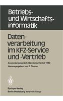 Datenverarbeitung im KFZ-Service und -Vertrieb