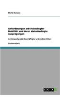 Anforderungen arbeitsbedingter Mobilität und deren statusbedingte Ausprägungen