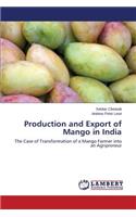 Production and Export of Mango in India