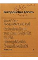 Griechenland vor dem Beitritt in die Europaeische Gemeinschaft