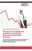 Sistema de trabajo de análisis económico financiero del hotel Paraíso