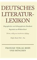 Deutsches Literatur-Lexikon, Band 5, Filek - Fux