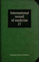 International record of medicine