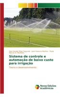 Sistema de controle e automação de baixo custo para irrigação