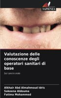 Valutazione delle conoscenze degli operatori sanitari di base
