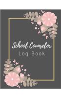 School Counselor Log Book: Simple counselling Student Daily Record Keeper & Workbook (School Counselor Appreciation Gifts for Women).