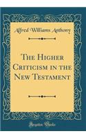 The Higher Criticism in the New Testament (Classic Reprint)