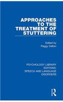 Approaches to the Treatment of Stuttering