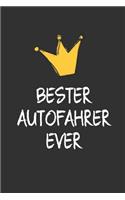Bester Autofahrer: DIN A5 - Punkteraster 120 Seiten - Kalender - Notizbuch - Notizblock - Block - Terminkalender - Abschied - Abschiedsgeschenk - Ruhestand - Arbeitsko