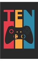 Gaming Notebook for 10 Year Old Boys and Girls - Vintage Gaming Journal - 10th Birthday Gift for Gamer Diary