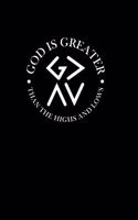 God Is Greater Than The Highs and Lows: Portable Christian Notebook: 6"x9" Composition Notebook with Christian Quote: Inspirational Gifts for Religious Men & Women (Christian Notebooks)