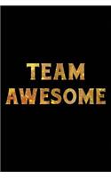 Team Awesome Notebook Gold