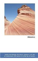 Mémoires: (English)