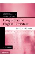 Linguistics and English Literature: An Introduction